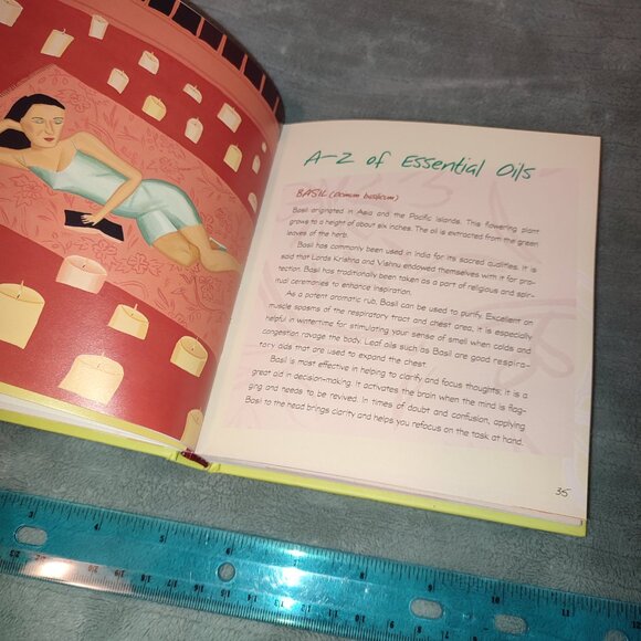 Deluxe Book Aromatherapy 101 Karen Downes Hardcover Colorful Essential Oils - Picture 7 of 12